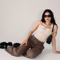 Archer Pants Brown Petite