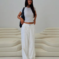 Beach House Pants White Tall