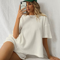 Cammie Knit Set White