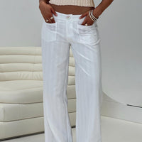 Vendi Low Rise Pant White