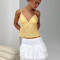 Written In The Stars Mini Skirt White