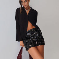 Riego Mini Skirt Black