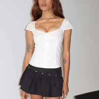 Curtain Call Mini Skirt Black