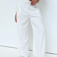 Ogilvie Linen Blend Pants White