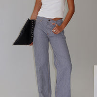 Top Model Jean Navy Stripe