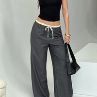 Seraphic Pants Charcoal Stripe