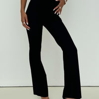 Eyes On You Flare Pants Black