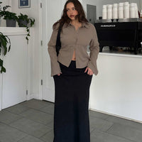 Jodie Maxi Skirt Black