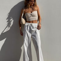 Brunie Pants White