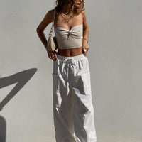 Brunie Pants White