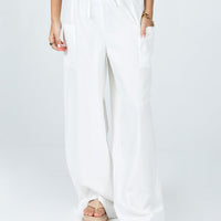 Brunie Pants White