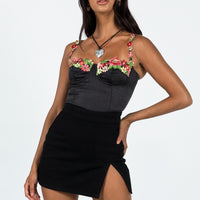The Lola Mini Skirt Black