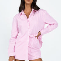 The Chloe Set Pink Stripe Lower Impact