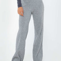 Montana Knit Pants Grey Marle