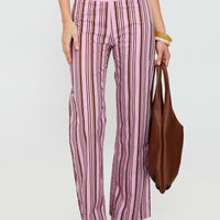 Leocadie Pants Pink Stripe