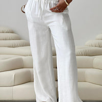 Parklea Linen Blend Pants White