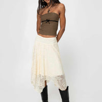Enslee Midi Skirt Cream