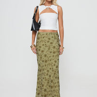 Piazia Maxi Skirt Green