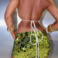 Riego Mini Skirt Green