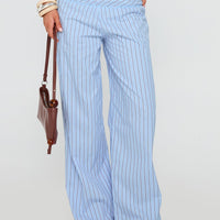 Sofea Mid Rise Pant Blue Stripe