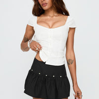 Curtain Call Mini Skirt Black