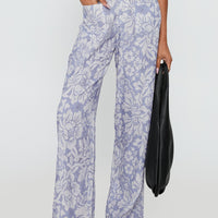 Vendi Low Rise Pant Lilac Floral