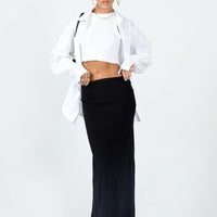 Jodie Maxi Skirt Black