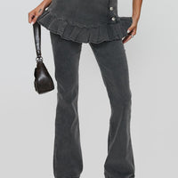 Jordynne Layered Pant Washed Black