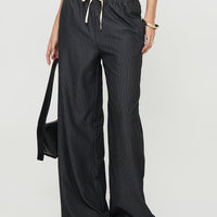 Seraphic Pants Charcoal Stripe