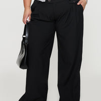 Sallon Low Rise Pants Black