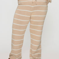 Read Your Mind Knit Pant Cream Stripe