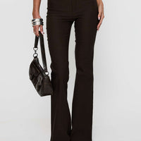 Kinkirk Flared Pants Chocolate Petite