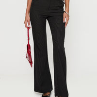 Sympathiser Pinstripe Pants Black