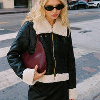 Lupton Pu Mini Skirt Black