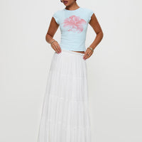 Mya Maxi Skirt White