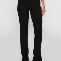 Truth Be Told Straight Leg Pant Black