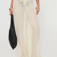 Darcie Knit Pants Beige