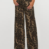Pantar Low Rise Pants Leopard