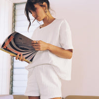 Cammie Knit Set White