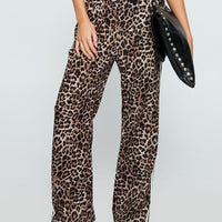 Buzzer Track Pants Leopard