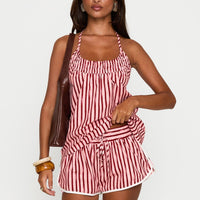 Your Everything Shorts Pink Stripe