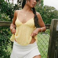 Girlie Mini Skirt White