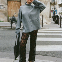 Peru Lace Pants Black