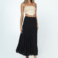Miriah Maxi Skirt Black