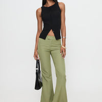 Jinxed Pant Green Stripe