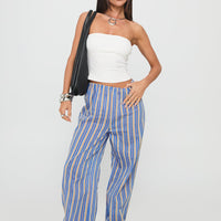 Limestone Pants Blue Multi