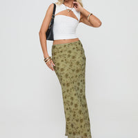 Piazia Maxi Skirt Green