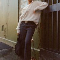 Seraphic Pants Charcoal Stripe