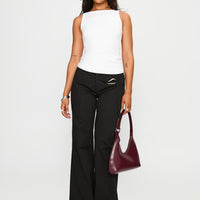 Lucetta Wide Leg Pant Black
