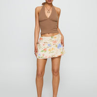 Feed The Soul Mini Skirt Floral Multi